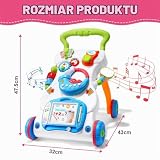 Aolso Pierwsze kroki dla dzieci z muzyką i światłem, chodzik 6+ miesięcy