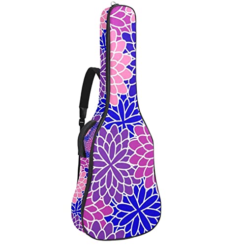 Housse guitare imperméable et rembourrée avec motif donuts coloré