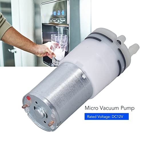 Motor de bomba de aire micro, bomba de vacío micro de baja tensión 370A, estructura robusta, CC 12 V para electrodomésticos miniatura 5