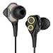 Earphones, UiiSii DT200S in Ear Earbuds with Microphone, Triple Drivers Headphones with Noise Isolating, Volume Control and Stereo Bass, Compatible with Apple iOS, Android Phones, PC, Tablet