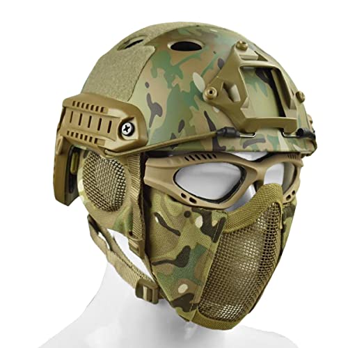 Casque tactique PJ antichoc pour optimiser la protection au paintball CS