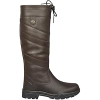 Horse Master Ladies Equestrian Waterproof Winter Amberley Fashion Riding Boots, 38 cm, Black (Brown, UK Footwear Size System, Adult, Women, Numeric, Medium, 6)