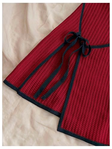 Image of MakeMeChic Women's Knitted Strapless Sweater Dress | Wrap Tie Front, Party, Mini, Tube