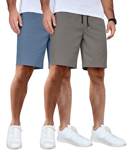 COOFANDY Men's Casual Summer Beach Shorts Classic Fit Dress Shorts