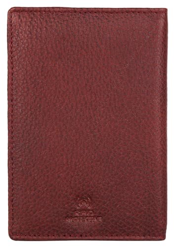 Image of WildHorn customised Gifts for Men | Personalized Leather Wallet for Mens -Name /Logo Printed on Wallet I Customised Ideas for Men Boy Love Husband Employees Clients (GW Pass 2052 Maroon)