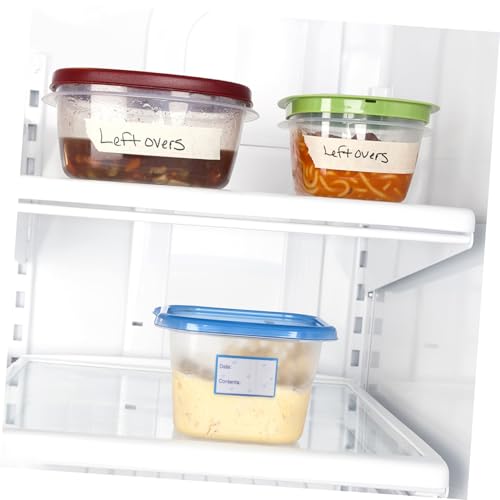 MOTHNUR 食品 日付ラベル 剥がせる粘着シール キッチン冷蔵庫用 食品管理用 冷凍庫対応 パントリー整理用
