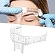 Augenbrauen Lineal, Tragbares Kunststoff Microblading Lineal Augenbrauen Schablone Augenbrauenschablone Augenbrauen-Messwerkzeug für Make-up (Nasensteglineal B)