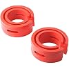 2Pcs Car Spring Shock Absorber Flexible Rubber Bumper Shock Buffer Power Cushion Coil Spring Spacer Universal Vehicle Auto Parts Automotive Suspension Shock Absorber Retainer