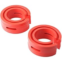 2Pcs Car Spring Shock Absorber Flexible Rubber Bumper Shock Buffer Power Cushion Coil Spring Spacer Universal Vehicle Auto Parts Automotive Suspension Shock Absorber Retainer