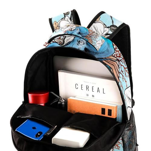 Sac à dos d'école ados confortable thématique corail - 4
