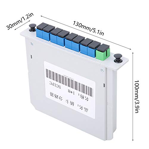 Divisor de fibra óptica compacto de reflexão baixa, conectores de computador duráveis ​​e confiáveis