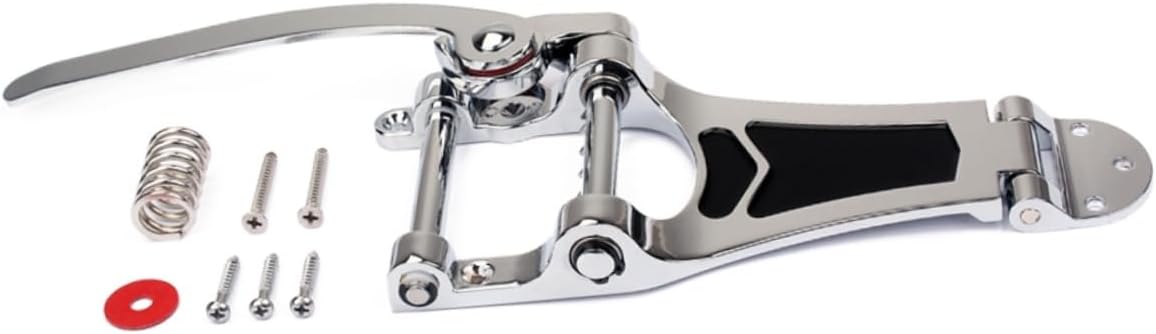 Abaodam Highly Commended Metal Guitar Parts Chrome Tremolo Bridge Tailpiece Set Easy Fit for Electric Guitars