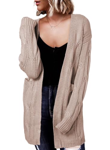 Image of Dokotoo Women Long Cardigan Open Front Knit Sweater 2026