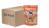 Smartbones Sweet Potato Mini Bone Dog Treats, Healthy Rawhide Alternative, Enriched with Vitamins and Minerals, 24 Count Pack of 24