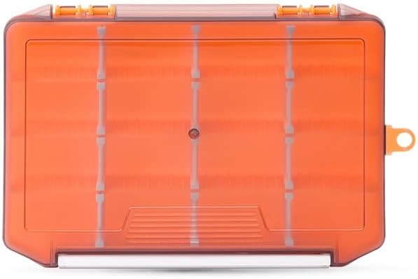 Tool box Bait and Tackle Box Single/Double Storage Box Storage Box Container Tool Box Fish Accessories(Orange)
