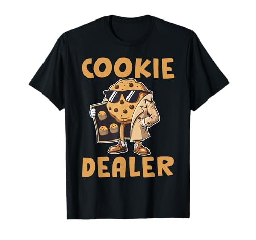 Cookie Dealer Seller Chocolate Chip Lover Cookies Crew Kids T-Shirt