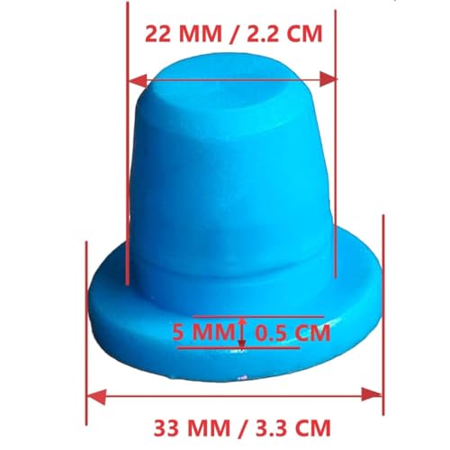 Image of Universal Air Cooler Drain Plug Rubber Cap 1 cm to 2 cm (20mm) | Compatible with Symphony & Other Coolers | Leak-Proof Water Drain Plug Replacement for Air Cooler Tank (20mm)