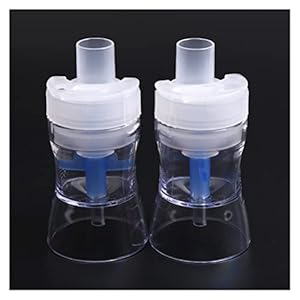 Volwassenen en kinderen Nieuwe 8 ml Huishoudelijke Gezondheidsonderdelen Originele Onderdelen Tank Compressor Cup Inhalage Atomized Inhalator Cup (Color : 2pcs Atomizing Cup)