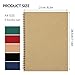 Yafe 5 Packs Spiral Notebook A4, 120 Pages 60 Sheets Kraft Cover Wirebound Notebooks Bulk Journals, 8.3 * 11.6 inch Lined Notebook for Business Office School Travel