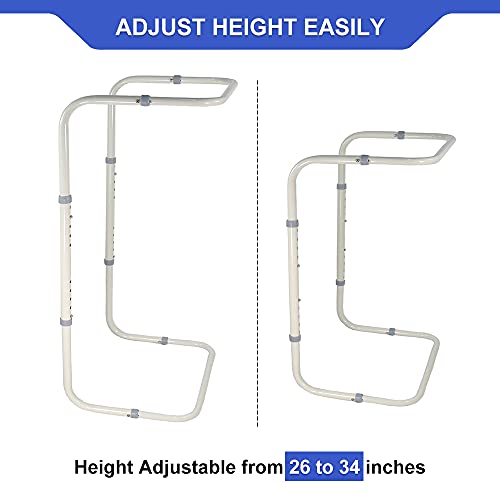 Zelen Blanket Lifter for Feet Lift Bar Sheet Riser Foot Tent Blanket Support Holder 26-34'' Adjustable Bed Cradle Assistance Device Hospital Bed Rail Accessories Leg Knee Ankle Post Surgery Recovery - Thumbnail 2