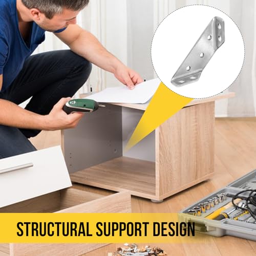 Suporte de canto angular, suportes de canto para - Conjunto de suportes triangulares de suportes de