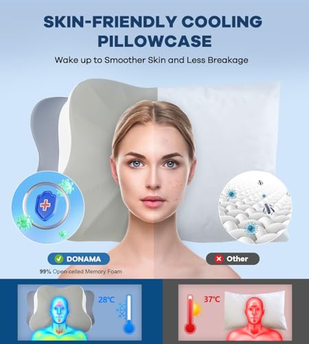 Image of DONAMA Cervical Pillow for Neck and Shoulder Pain Relief