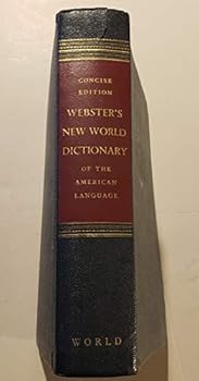 Leather Bound Webster's New World Dictionary of the American Language - Concise Edition - In Slipcase - Thumb Index Book