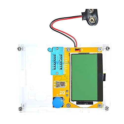 LCR-T4 Mega328 M328 Multimetr Transistor Tester Meter Diode Triode Capacitance Meter MOS PNP NPN LCR+CASE (not Battery)