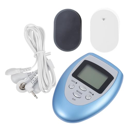 Veemoon Masajeador Cervical Portátil Azul Aparato de Corporal para de Fatiga y Muscular Dispositivo Eléctrico Ergonómico para Cuello y Espalda