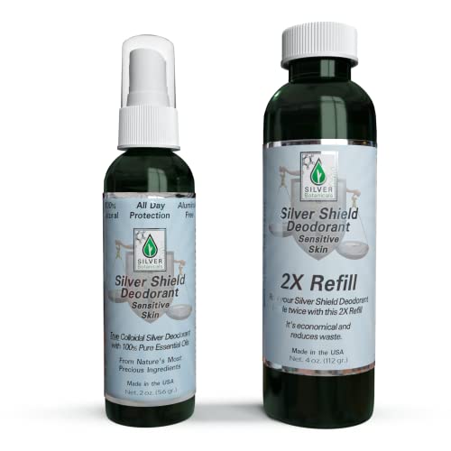 Silver Shield Deodorant - Sensitive Skin Formula - Spray-on, All Natural Colloidal Silver Deodorant,2 oz. - Image 3