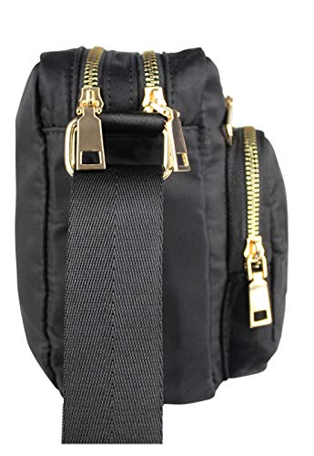 Bolsa Lenna's Transversal de Nylon B029 Preta