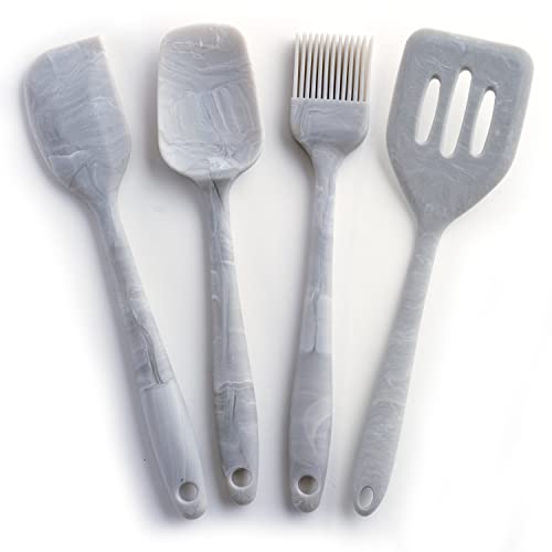 Spatule en silicone Norpro mini format flexible marbre résistant - 8