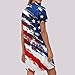 Fourth of July Dresses for Women Fashion Graphic Maternity Casual Stars Stripe O Neck Independence Day Lounge Fourth of July Outfits Vestidos De Verano para Mujer 2025