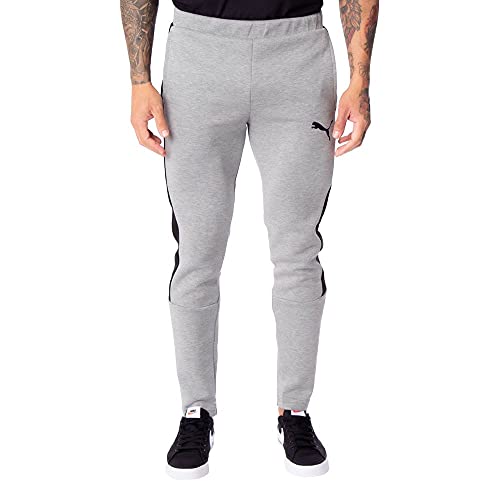 Calça Masculina Puma Evostripe Core Cinza/Preto - GG