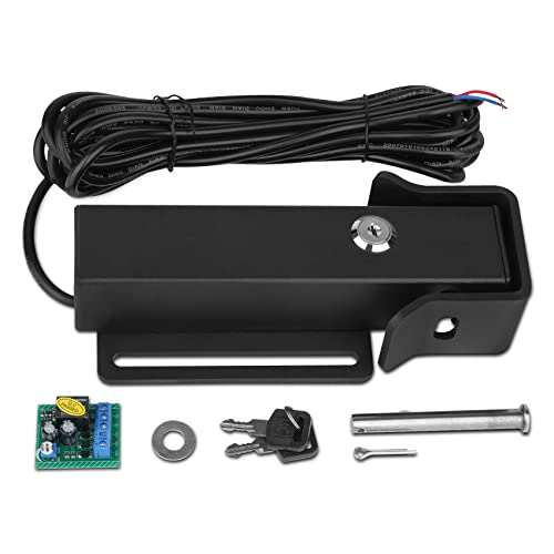 Automatic Electric Gate Lock For Dc 12/24V Swing Gate Opener Gate, Single Double Gate Operator System Device Safe Security Gate Lock, Automatic Gate Lock With Control Board For Multi Gate Door #TOP24