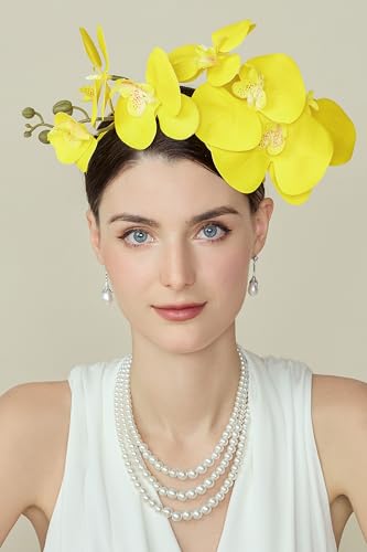 Chapeau bibi à fleurs vintage pour mariage et cocktail chic