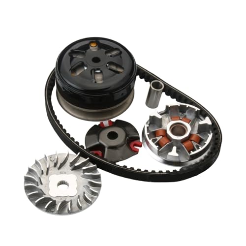 Kit d'embrayage scooter 7G 15x12 mm avec courroie d'entraînement pour moteur 100cc 2 temps