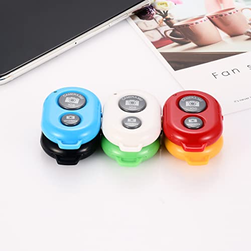 yuchurey ワイヤレス Bluetooth スマートフォン用カメラシャッターリモートコントロール 自撮りシャッター iPhone iPad Android対応 リモコンシャッター 無線 スマホ 自撮り棒 (black)