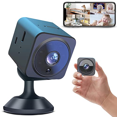 GAATXA Indoor Security Camera Detector, WiFi Pet Camera, Nanny Cams Wireless with Cell Phone App, Home Surveillance HD IP Camera with Night Vision and Motion Detection for Office/Dog/Baby Monitor GAATXA Indoor Security Camera Detector, WiFi Pet Camera, Nanny Cams Wireless with Cell Phone App, Home Surveillance HD IP Camera with Night Vision and Motion Detection for Office/Dog/Baby Monitor
