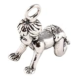 Ca. Charme Gewicht = 2,4 gms Sterling Silber 3D Krabbeldecke \