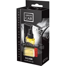 Areon Car Perfume - Vent Clip Car A/C Freshener REFILL ONLY - Silver Scent - 8 ml. 0.27 Fl Oz.