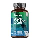 Vegan Collagen Supplements for Women & Men - 2 Months Supply - Plant-Based Capsules - With Hyaluronic Acid, Vitamin E, Vitamin C, Resveratrol, Zinc & Superfood Complex - Vegetarian Collagen