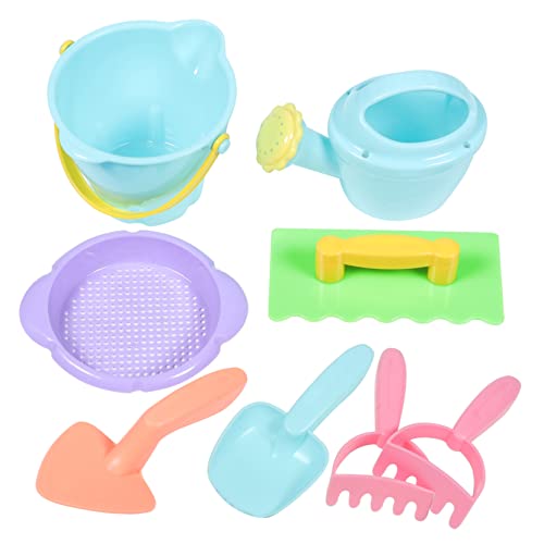 Sosoport 1 Set Beach Sand Outdoor Fun for Boys Includes Shovels Bucket Rake and More for Summer Beach Play Spark Imagination and Creativity Random Color