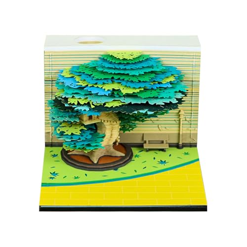 ユニークな 2026 ウィークリー プランナー ブロッサムウッド彫刻カレンダー メモ枠付き 生産性向上 デスク装飾 時間管理 筆記用具