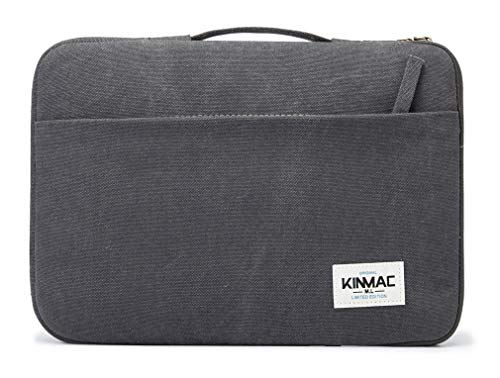 Kinmac 360° Protective Laptop Sleeve Case Bag Cover with Handle for MacBook Pro 16 inch,16 inch HP,Lenovo,Dell,ASUS,Acer Ultrabook and Business Laptop (Grey)