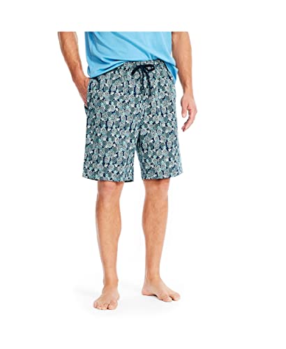 Nautica Men's Printed Poplin Sleep Short