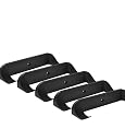Chatelet Car Display Wall Mount | Low Profile Design Compatible with Lego Speed Champions Car Models | Black 5-Pack gallery image