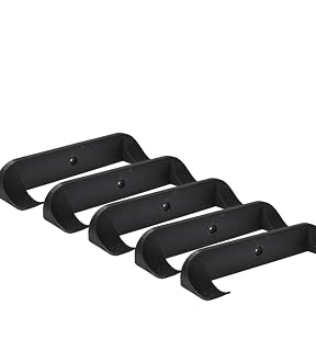 Chatelet Car Display Wall Mount | Low Profile Design Compatible with Lego Speed Champions Car Models | Black 5-Pack