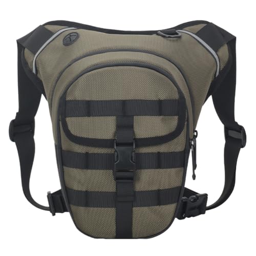 Bolsa de pierna para motocicleta impermeable con cinturón de cadera