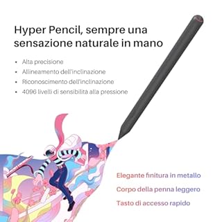 HUION Kamvas Slate 11 Tavoletta Grafica con Schermo 10.95" Autonoma, Android 14, 8GB+128GB, WiFi, Penna con Inclinazione 60°, 90Hz, 8000mAh, Per Disegnare, Creare e Lavorare